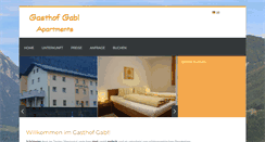 Desktop Screenshot of gasthof-gabl.at