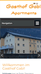 Mobile Screenshot of gasthof-gabl.at